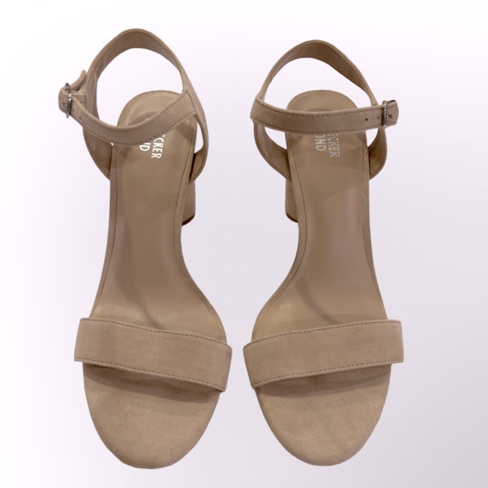 Bleeker and Bond Tan Suede Heels Size 9.5 - Picture 2 of 4